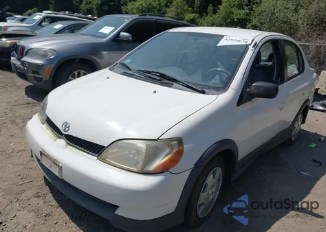 2002 Toyota Echo z USA, uszkodzony, nr VIN JTDBT123920206160